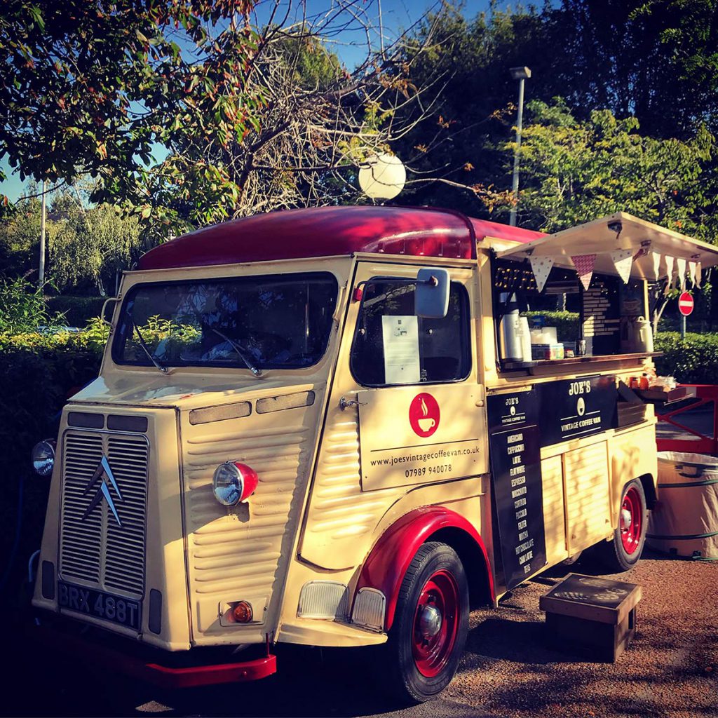 One of our converted horseboxes; perfect for corporate hire and promotions